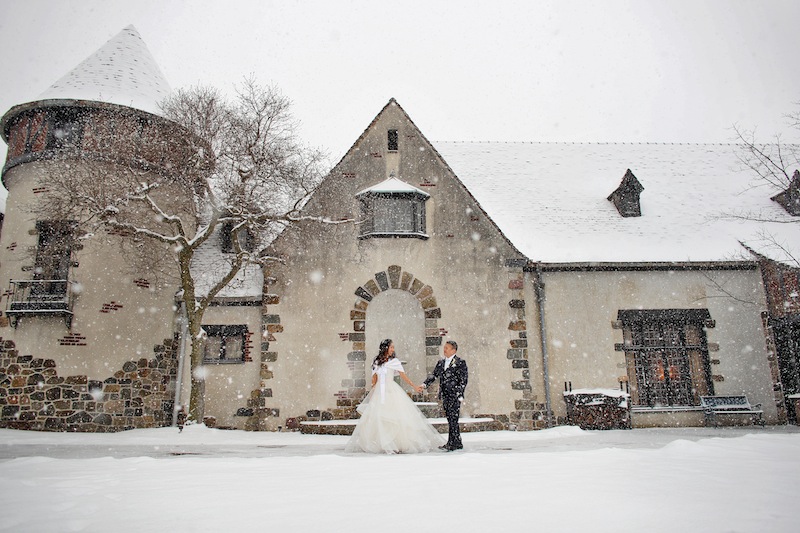 winter snow wedding venue nj