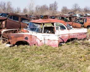 junk cars, recycled cars