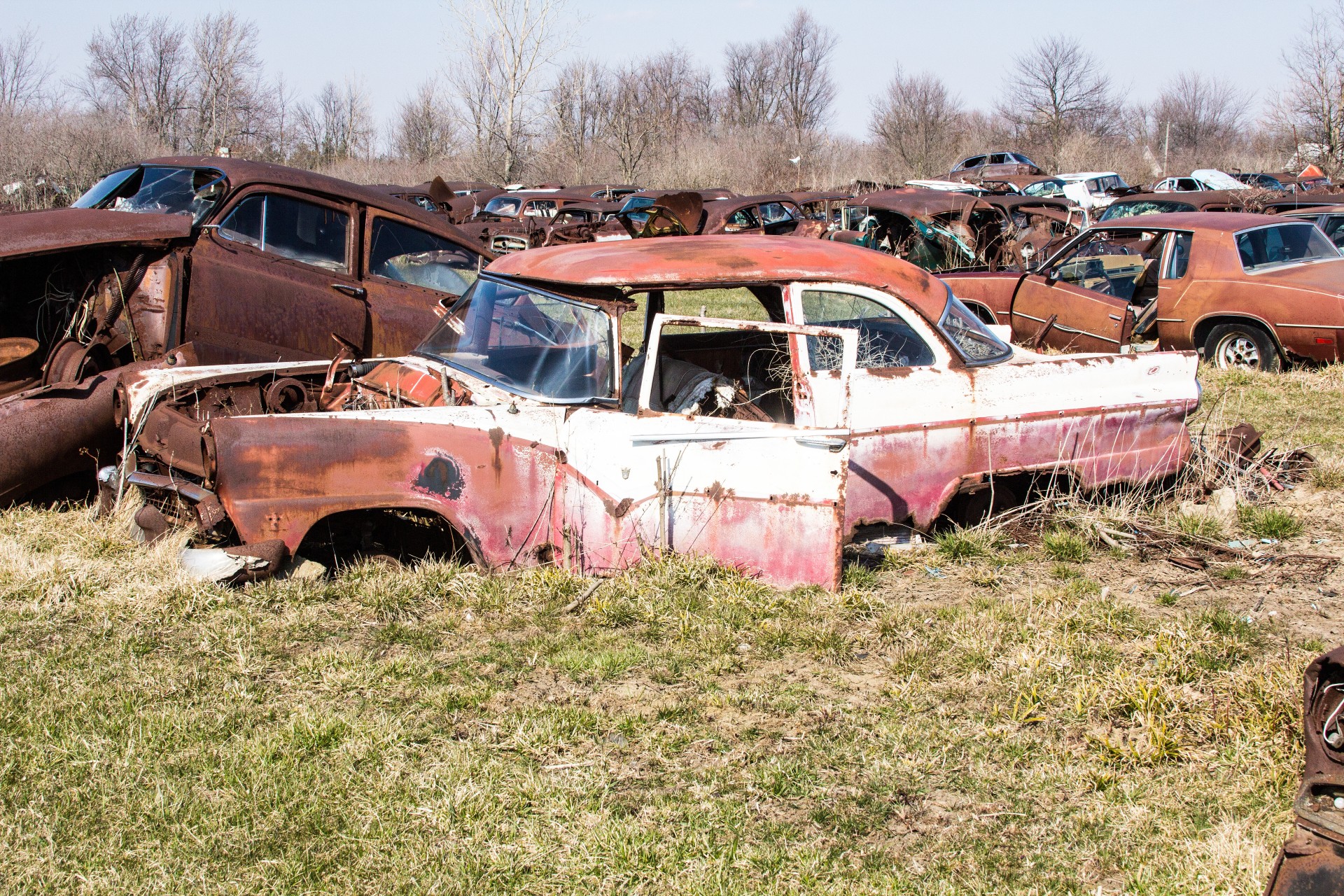 junk cars, recycled cars