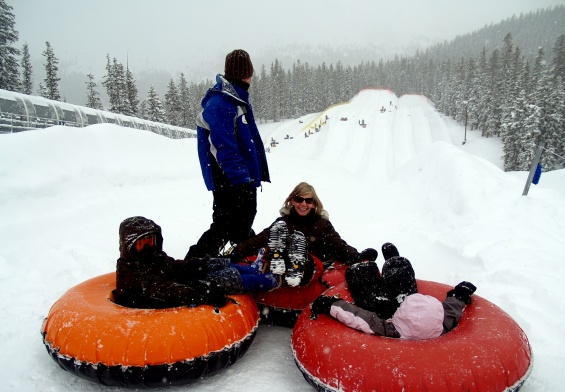 snow tubing