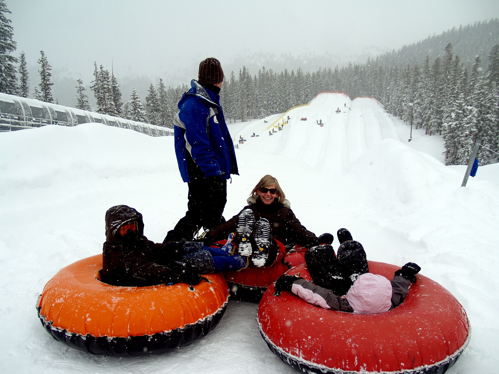 snow tubing