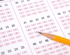 scantron exam test sheet