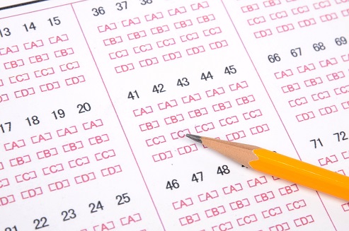 scantron exam test sheet