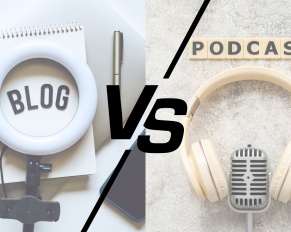 podcasting vs blogging