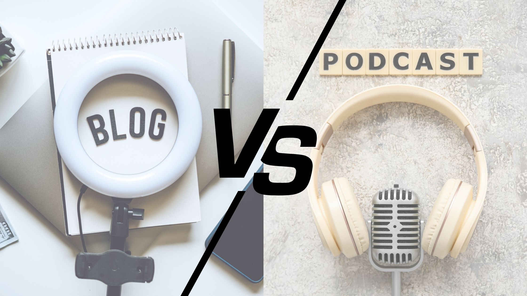 podcasting vs blogging